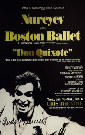 1972 American Theatre (Broadway) Window Card, Don Quixote